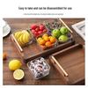 SMVP Luxury Walnut Wood Serving Tray