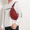 Vintage Waist Fanny Pack PU Leather Casual Chest Bag Hanging Waist Bag Men's Waist Bag  Outdoor