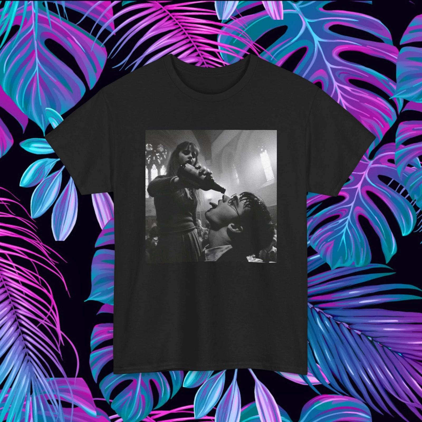 Harry Potter Hermione Granger Wizard Drinking Funny Shirt Cotton Black XL