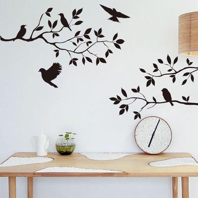 Odnímatelná samolepka na zeď stromový pták Vinyl Art Decal Mural Home DIY Decor