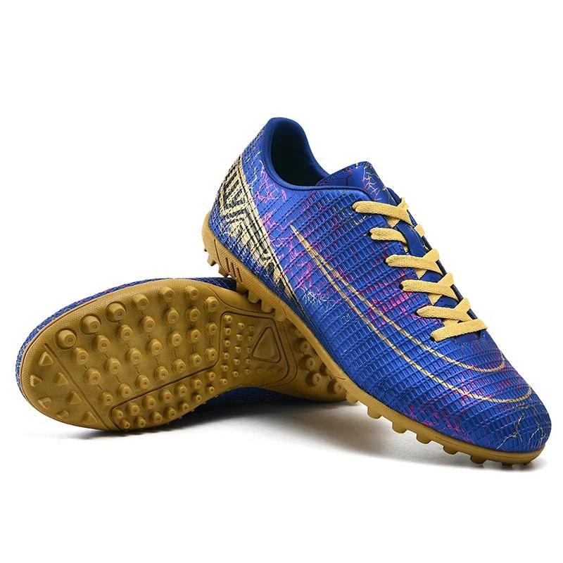 Futsal Men Soccer Sport Shoes Society Kids Football Shoes Indoor Use Professional Boy Turf Training Match Original Football Field Boots