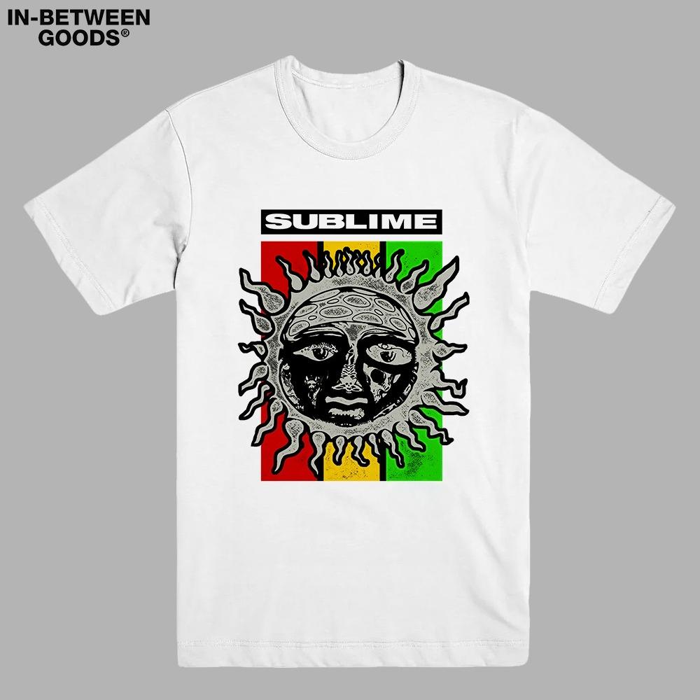 

Pop Band SUBLIME T-Shirt Men s Summer Sweat-absorbing Breathable Top Cotton Crew Neck Short Sleeve Men s Clothing S