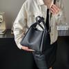 Borsa a Spalla Femminile Stile Coreano Grande Capacità Borsa a Tracolla Borse con Manico Superiore in Pelle Quotidiana