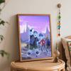 Disney Oil Painting Kit Painting Art Onward Bedroom Wall Decoration Handmade Diy Gift Perfect for Fans of the Movie