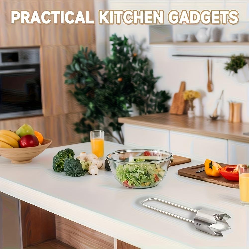 Stainless Steel Multi-Purpose Fruit Vegetable Corer Seed Remover Universal Kitchen Gadget for Apple Pear Tomato Bell Pepper