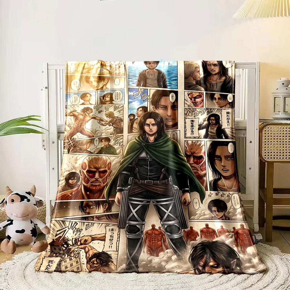 Battle scenes, dramatic confrontations, and a central cloaked character. for all seasons blanket lunch break throw gift