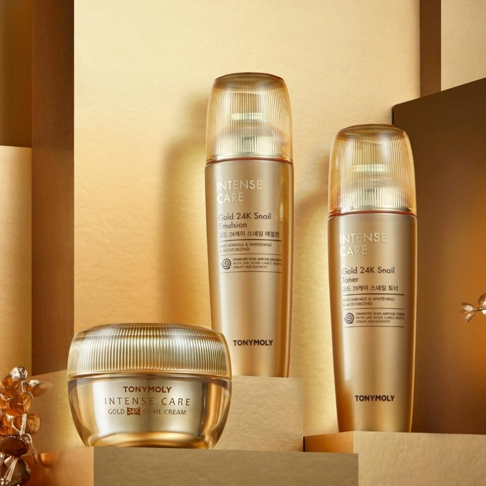 Tonymoly Intense Care Gold 24K Snail 3pcs Set