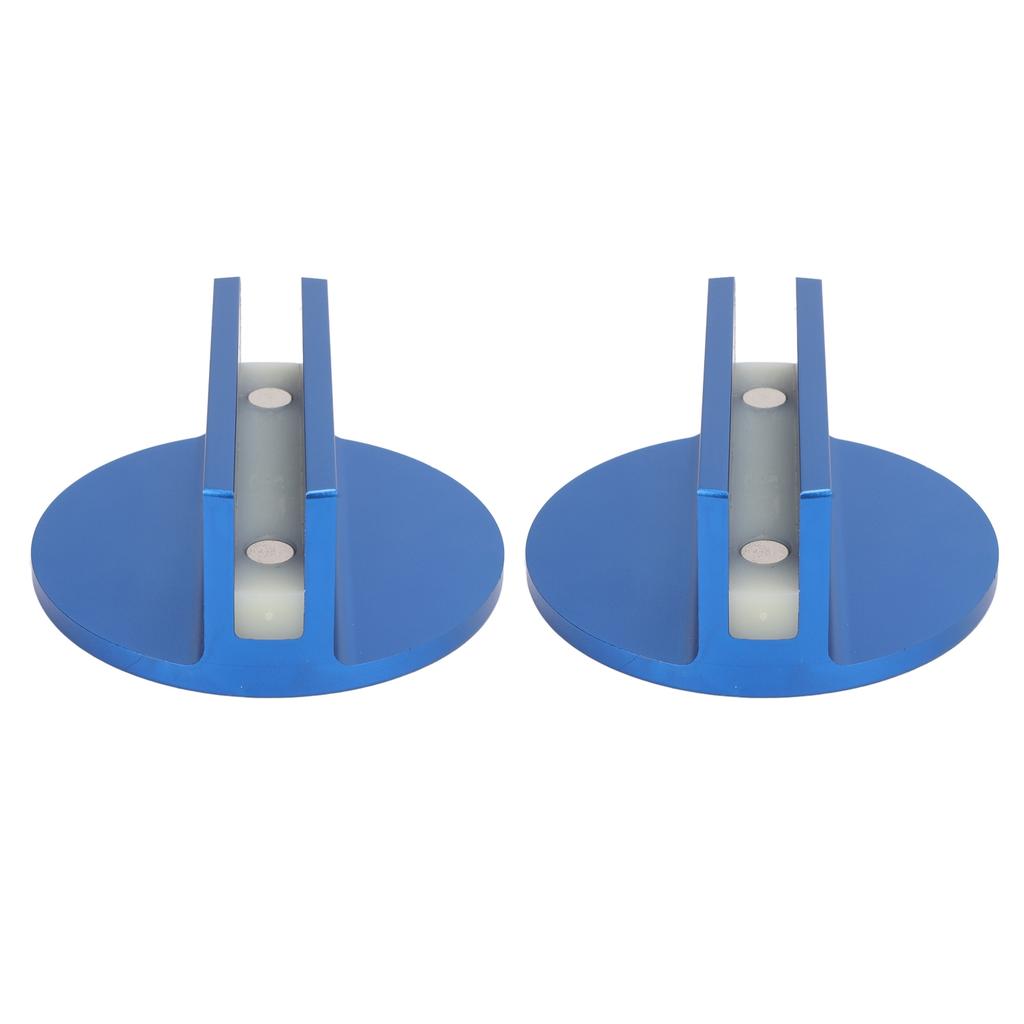 2 stücke Magnetische Jack Pad Aluminium Universal Pinch Weld Rahmen Schiene Adapter für Die Meisten Pinch Weld