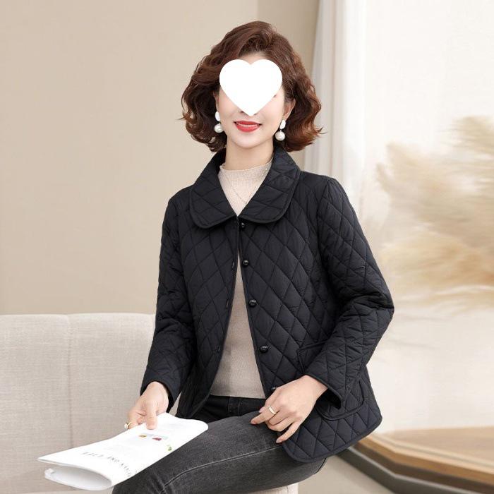 Autumn/Winter 2025 Lightweight Inner Wear Cotton Jacket for Middle-aged & Elderly Women