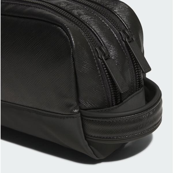 Adidas Unisex Pu Leather 2 Zip Pouch Jz4378