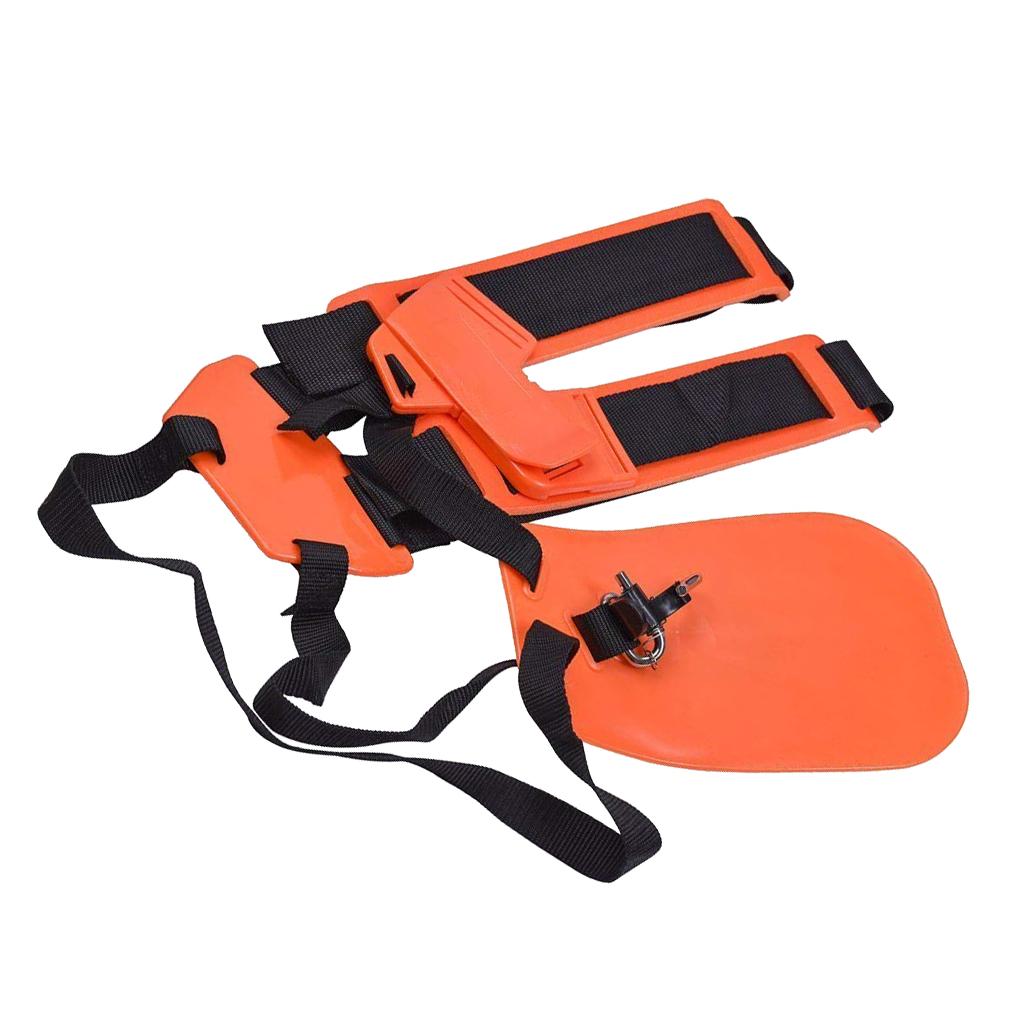 Heavy Duty Double Shoulder Strap Harness Trimmer Part for Gardening Brush Cutter Quick Release