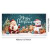 Santa Claus Merry Christmas Garage Door Banners Xmas Party Decor Photography Backdrop Outdoor Walls Events Background Props