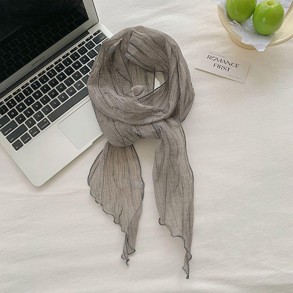 Multicolor Scarves Photo Props Scarf Neck Wraps Fashion Neckerchief Women