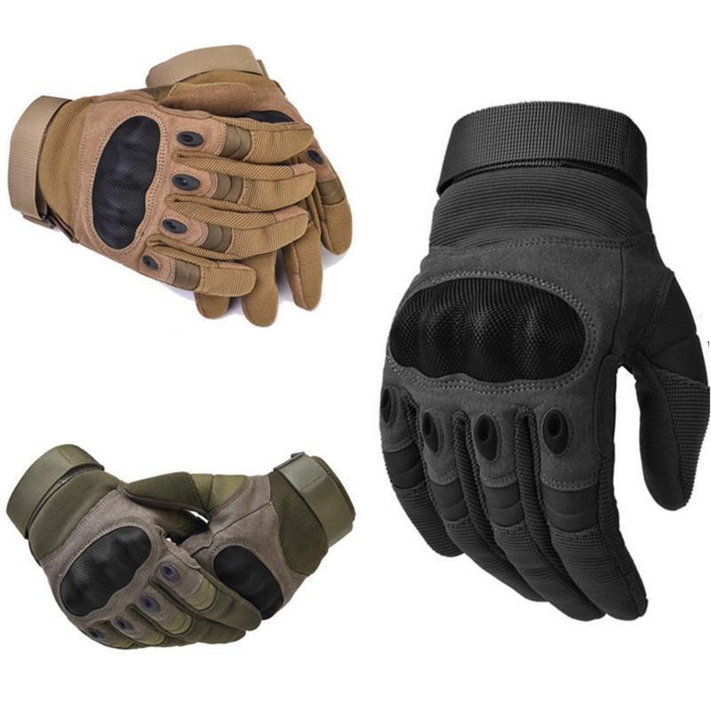 Tactical Army Military Gloves Combat Airsoft Hard Knuckle Full Finger Gloves