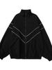 Unisex Reflective Sports Jacket - Solid Color, Casual & Versatile for Autumn/Winter