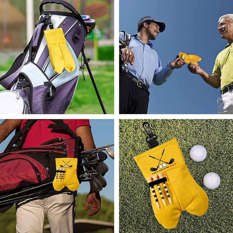 Portable Golf Balls Carriers Pocket Holder Hanging Carry Bag Golf Balls Organizer Waist Bag Golf Balls Carriers Pocket Holder