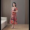 Summer Elegant Dresses Ladies  Slim Short Sleeve Casual Summer Women's Dresses Korean Style Vintage Clothes