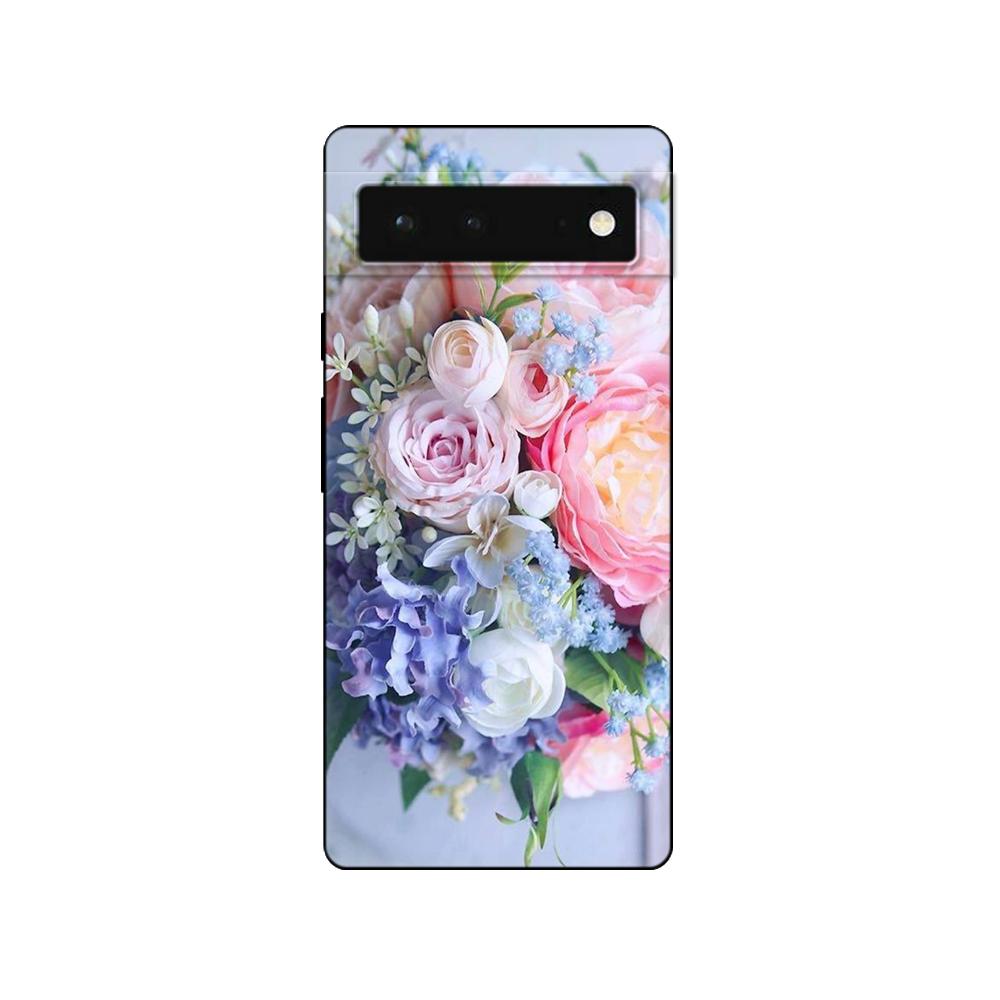 Für Google Pixel 6 Hülle Für Google Pixel 6 Pro Hülle Telefonrückseite Für Google Pixel6 Pixel 6Pro Soft Case Funda schwarzes TPU-Case