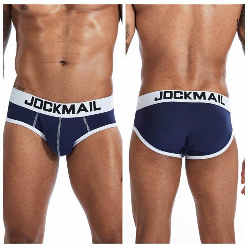 Slips JOCKMAIL Baumwolle Weich Bequem Atmungsaktiv Sport Alltag Casual Herren Unterwäsche 9 Farben Mode Unterhosen