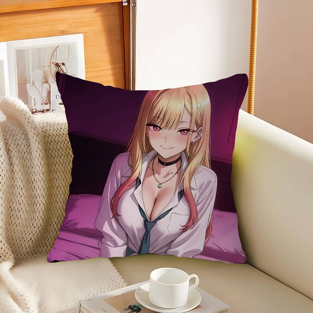 M-marin Kitagawa Cushion Cover Pillow Cover Decor Pillowcase Printed Cushion Case For Couch