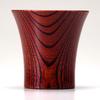 Yamanaka Lacquerware Wooden Cup, Keyaki Wood, Red, Gift Boxed, Perfect for 60th Birthdays and Respect for the Aged Day, SX-0580