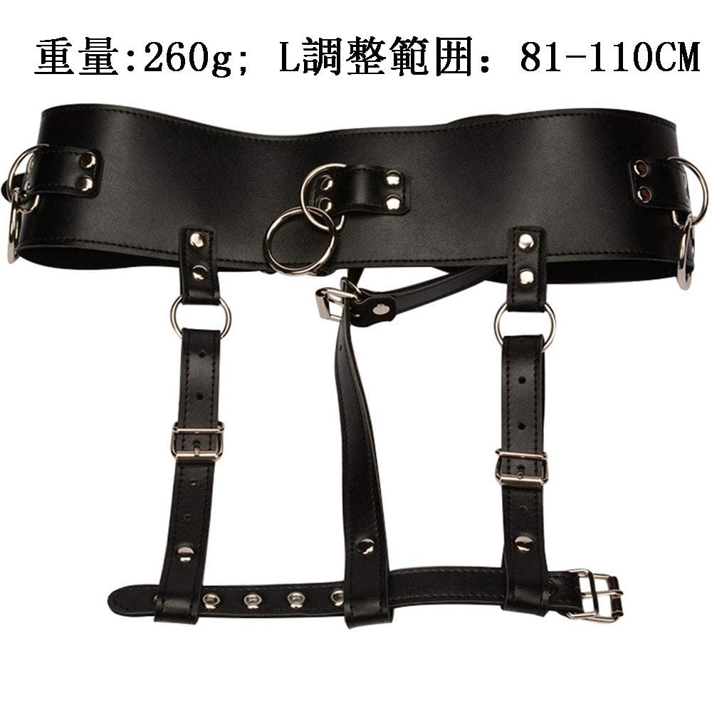 Warmtrees SM Chastity Belt for Vibrator Penis Vibrator Dildo Vibrator Restraint PU Leather Waist Belt Harness Penis SM Guaranteed Vibrator Beginner