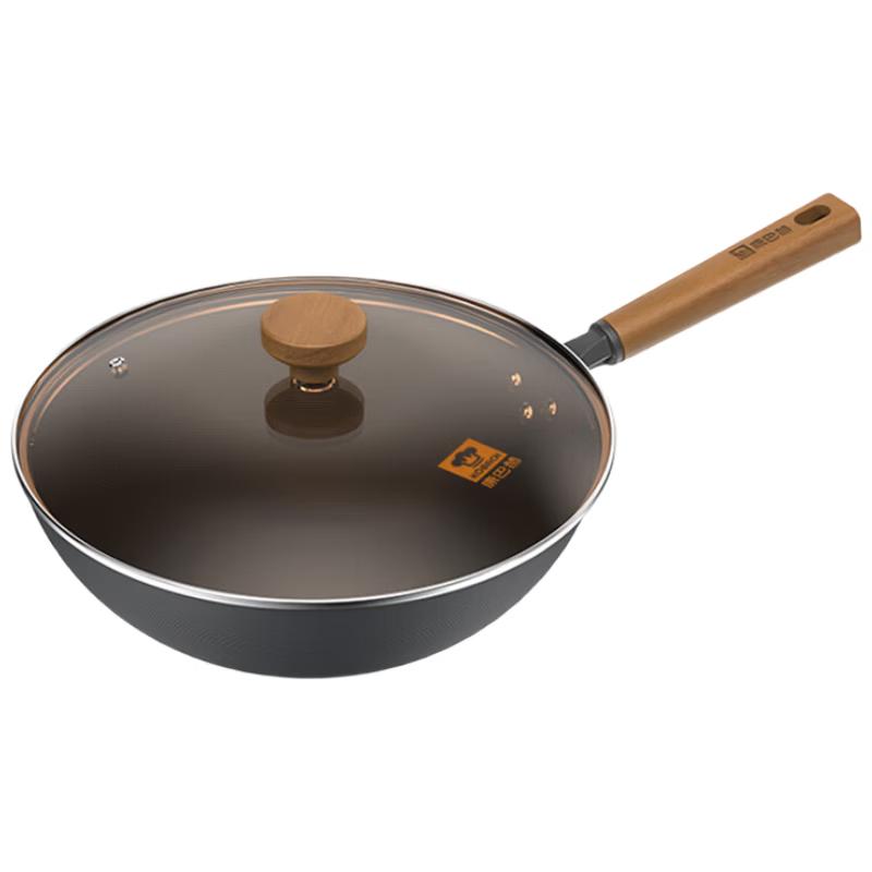Kambach Non-Coated Deep Nitrided Wok with Spatula