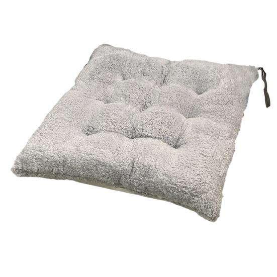 Podsedák Zesílený Design Plyšová Látka Protiskluzové Dno Polštář na Židli Domov Auto Jídelní Židle Pohodlná Podpora