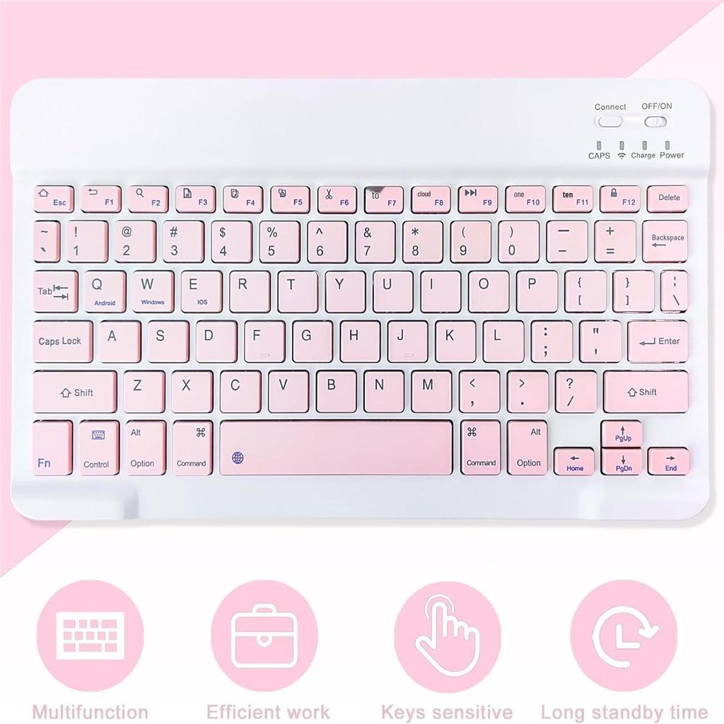 Kit Tabletă Fire HD 10.1" cu Tastatură Magnetică Bluetooth și Protecție Iluminată 11
