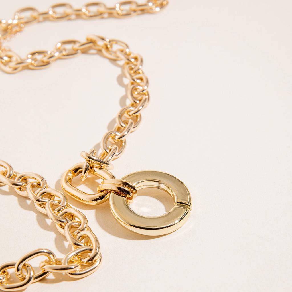 Accessories New Chain Metal Necklace Female Sexy Spice Girl Collarbone Chain Two-piece Set Manufacturer Wholesale