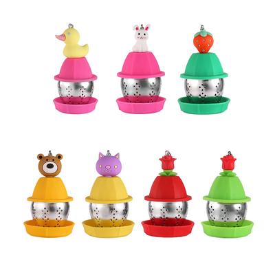 Tea Infuser Silicone Stainless Steel Tea Ball Tea Leaf Strainer For Brewing Device Herbal Spice Filter Sieve Kitchen Accessories