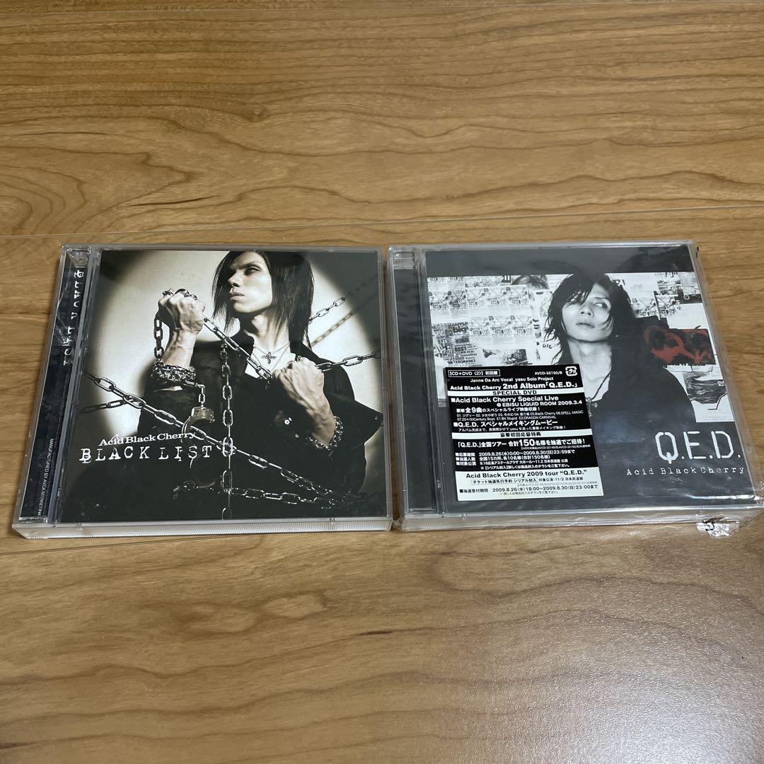 

[USED] Acid Black Cherry BLACKLIST Q.E.D. CDDVD
