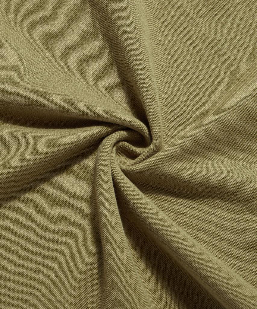 Beulonseun Vintage Short Sleeve Henley Tee Green