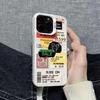 Apple 15 Pro Max/16 Pro/14/17 Air European & American Trendy Phone Case Tags