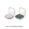 Pill Box Home Daily Sealed Case Separation 4 Compartments PP Organizer Holder Dusproof Waterproof Damproof Container