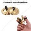 6 Stück Fingerzimbeln Bauchtanz Kupfer Fingerzimbeln Musikinstrument Bauchtanz Finger