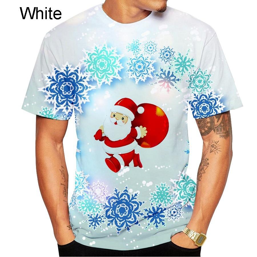 New Fashion Christmas Eve 3d Printed T-shirt Casual Short Sleeve T-shirt for Both Men and Women