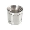 Cmaos Outdoor 4-Piece Stainless Steel Camping Mug Set