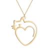 Kinitial Stainless Steel Mexico Zia Sun Symbol Pendant Neckalce For Women Men Scale Of Justice Bicycle Bike Jewelry Gift