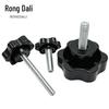 304 Stainless Steel Six-Star Handle Bolt with Plum Blossom Plastic Cap (M4, M5, M6, M8, M12)