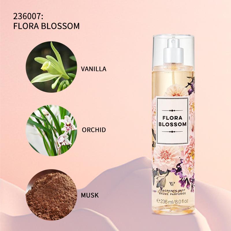 Vietnam Vido Flower Season Body Spray: Long-lasting Floral Fruity Scent Ladies Perfume