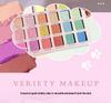 28-Color Glitter Sequin Eyeshadow Palette for Student Performances