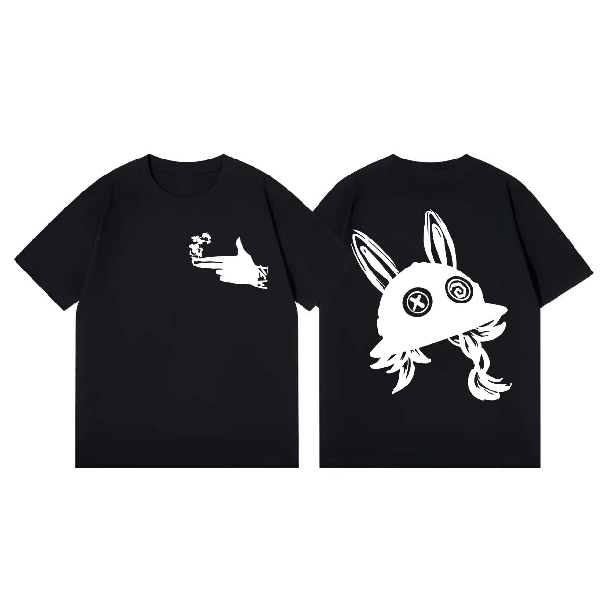 

Arcane Game Double Sided Graphic T Shirts Unisex Women High Quality Fashion Streetwear Tshirts Summer Casual Short Sleeve Tees M