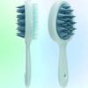 Perie de Păr 2-în-1 pentru Descurcare – Pieptene de Finisare cu Masaj pentru Scalp, Dublă Utilizare, cu Mâner Lung pentru Utilizare Umedă și Uscată, Design cu Dinți Dubli
