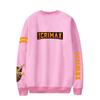 Men's Icrimax Print Hoodies Round Neck Hooded Sweatshirts Man Pullover Male Top Streetwear Outdoor Tracksuit