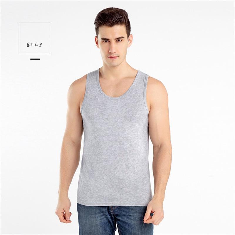 

Мужской жилет, летняя футболка для спортзала, большой размер, майка без рукавов, футболка CottonGym Training 3XL серый