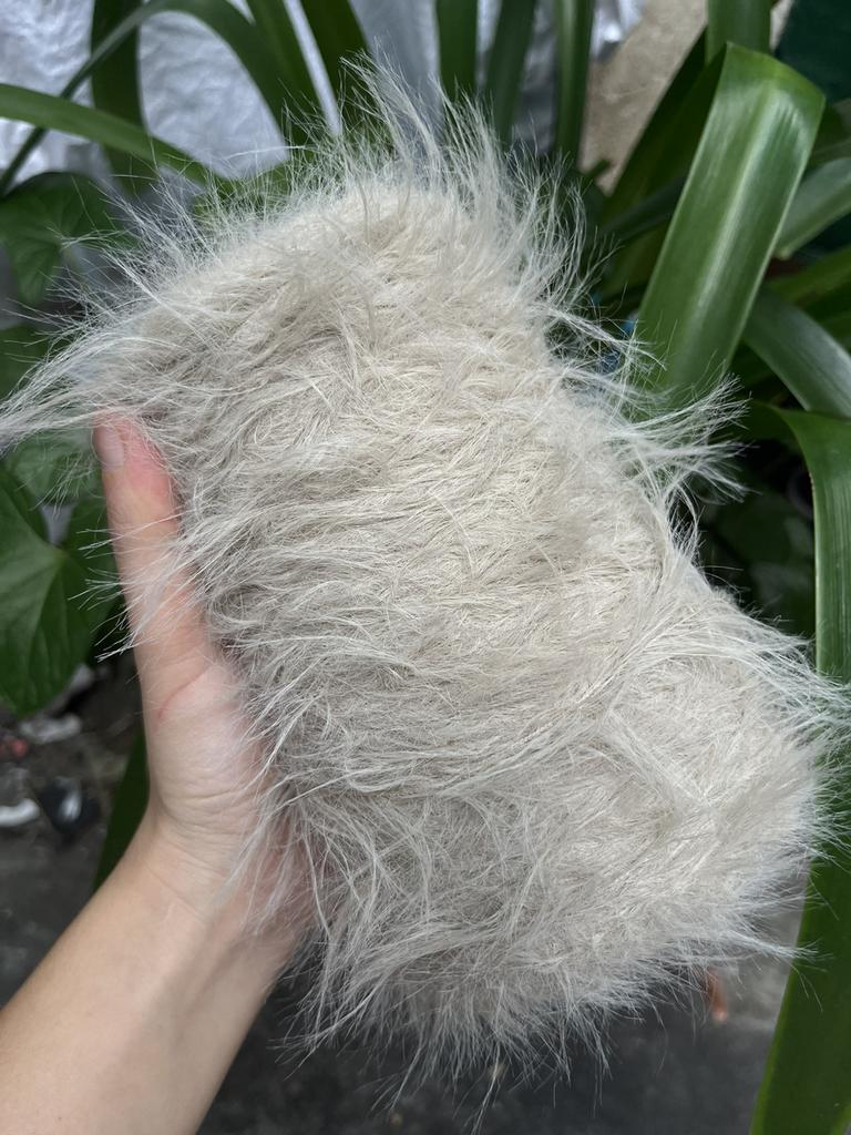 500g Long Fur Imitation Mink Yarn Thread Super Soft Skin Friendly Does Not Shed Hair Hand Wove Scarf Warm Sweater Woven Yarn