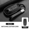 Genuine Leather Auto Key Fob Cover Case Housing Fit For Nissan Teana Qashqai X-Trail Kicks Tiida Auto Smart Key Fob Housing Long-lasting Protective