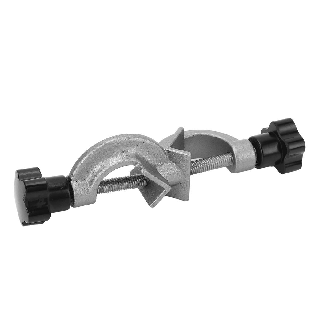 Cross Clamp Holder Stainless Steel Laboratory Stand Clamp Holder for Home Research Institute Use