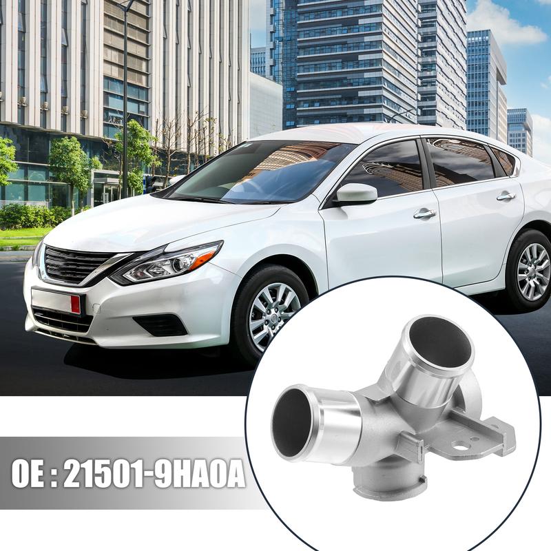 X Autohaux 21501-9HA0A Car Coolant Thermostat Water Inlet Pipe for Nissan Altima Maxima